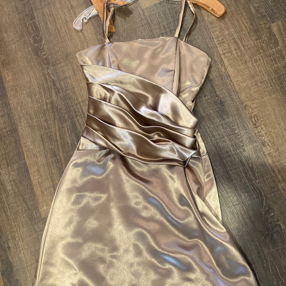 Brown prom dress size 3-4